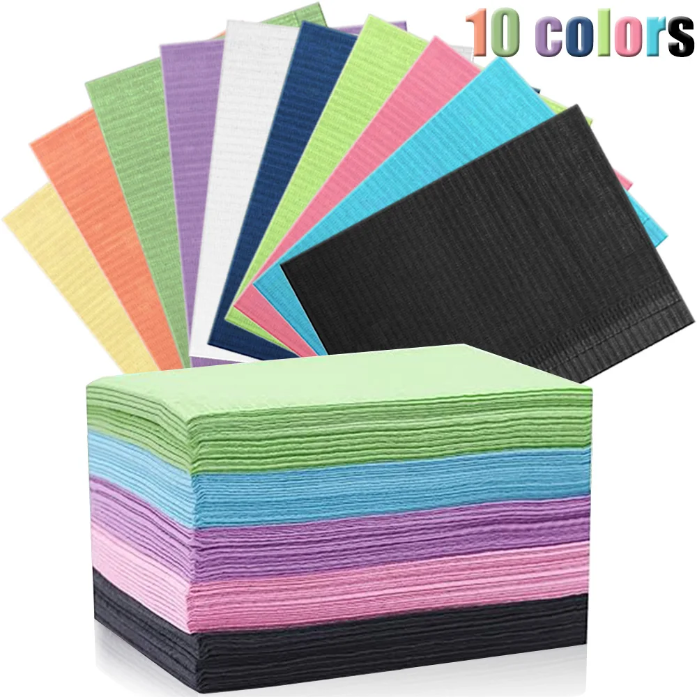 

125/50/15pcs Disposable Tattoo Clean Pad for Nail Colorful Waterproof Tattoo Table Covers Dental Bibs Tattoo Accessories