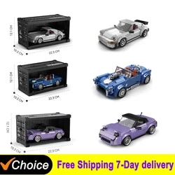 NEW Creative City Retro Technical Speed Super Car Building Blocks Convertible Vehicle Bricks Model Toys Kids Christmas Gifts