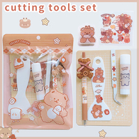 Cutter Utility Carving knife Tweezers for diy accessories cutting board cutting mat for crafts Cutting base for students