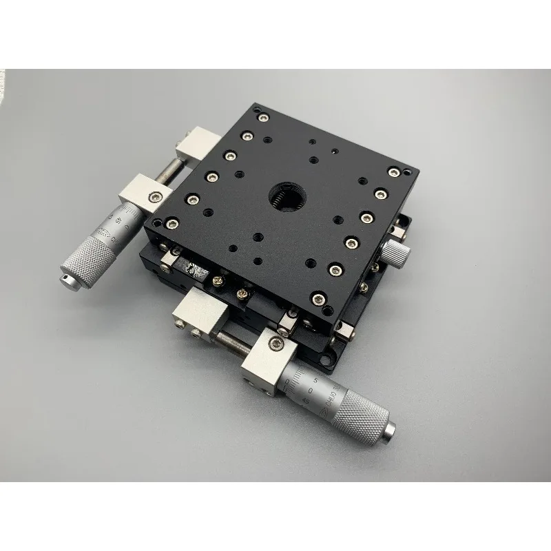 Manual Two Axis Fine Adjustment Platform LD-947-S1 90mm XY Mobile Platform