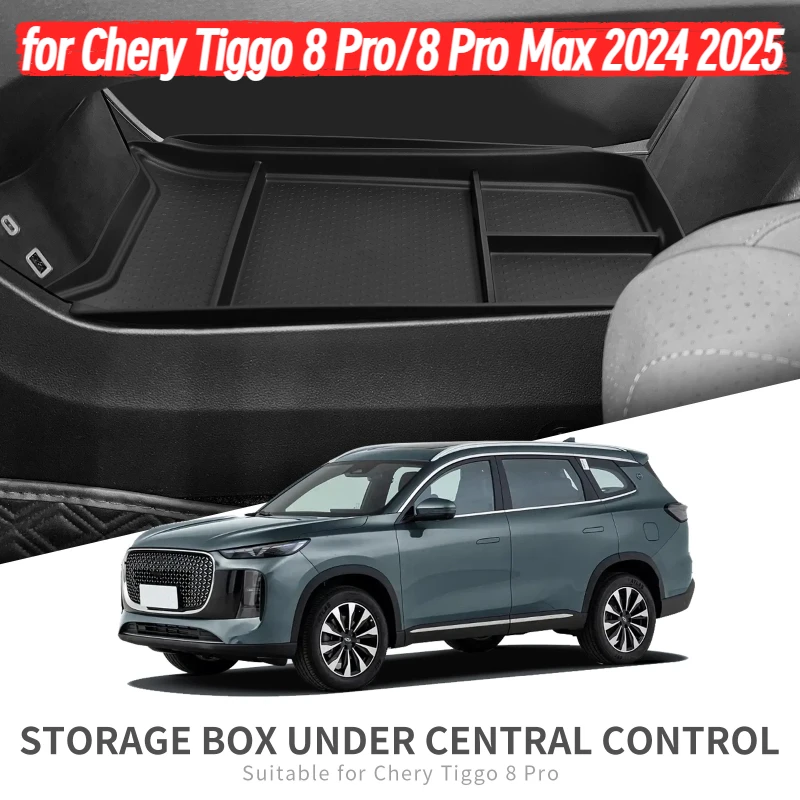 

for Chery Tiggo 8 Pro/8 Pro Max 2024 2025 Center Console Lower Storage Box Accessories Storage Tray Case Fit for Left Rudder