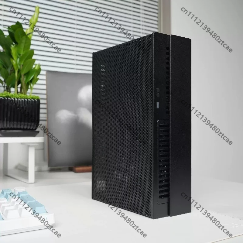 Portable A4 Mini Desktop NAS Chassis, Expandable ITX PC Case for Network Attached Storage DIY Assembly