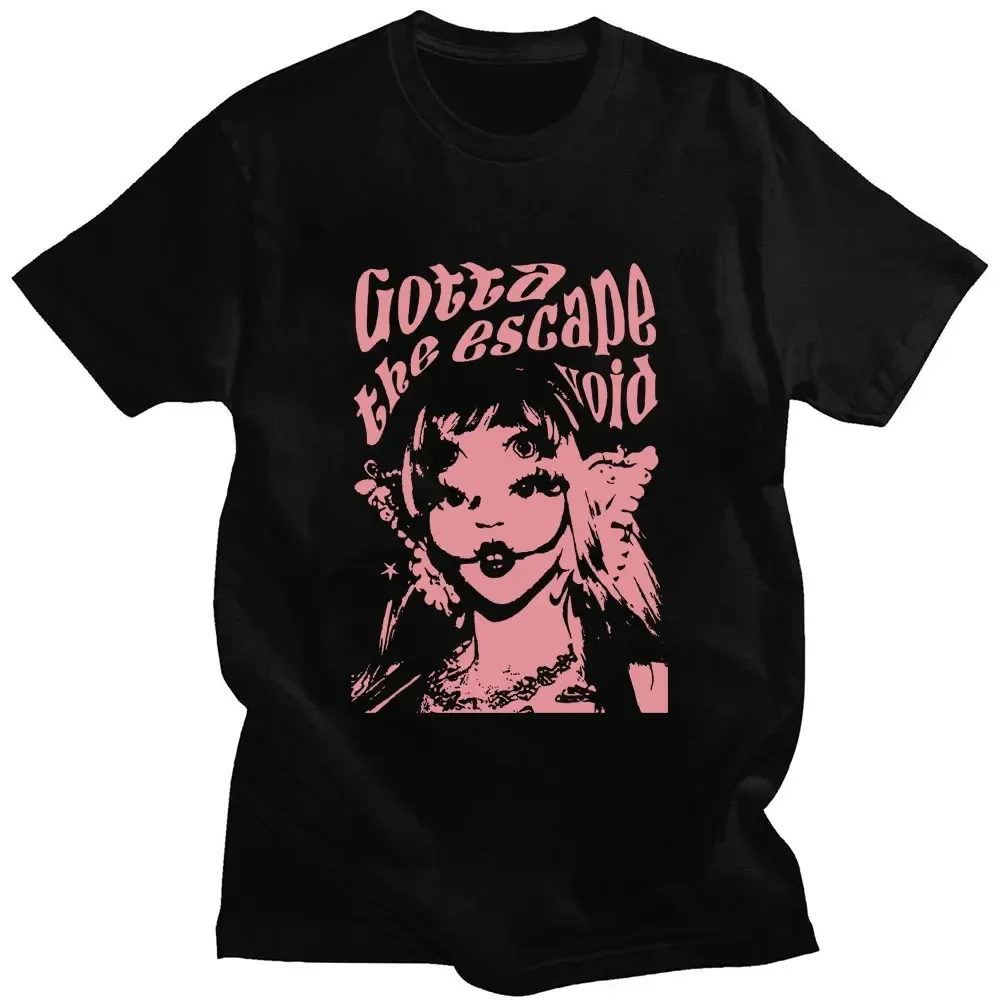 Unisex Melanie Martinez impresso algodão t-shirt, Hip Hop manga curta Tees, Tops extragrandes, Harajuku roupas, novo, homens e mulheres