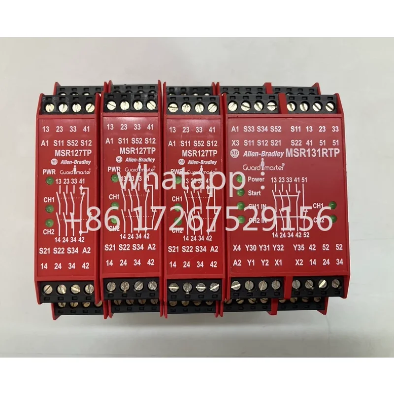 Original disassembly safety relay MSR127TP MSR131RTP, very good quality, nearly brand new, fully functional