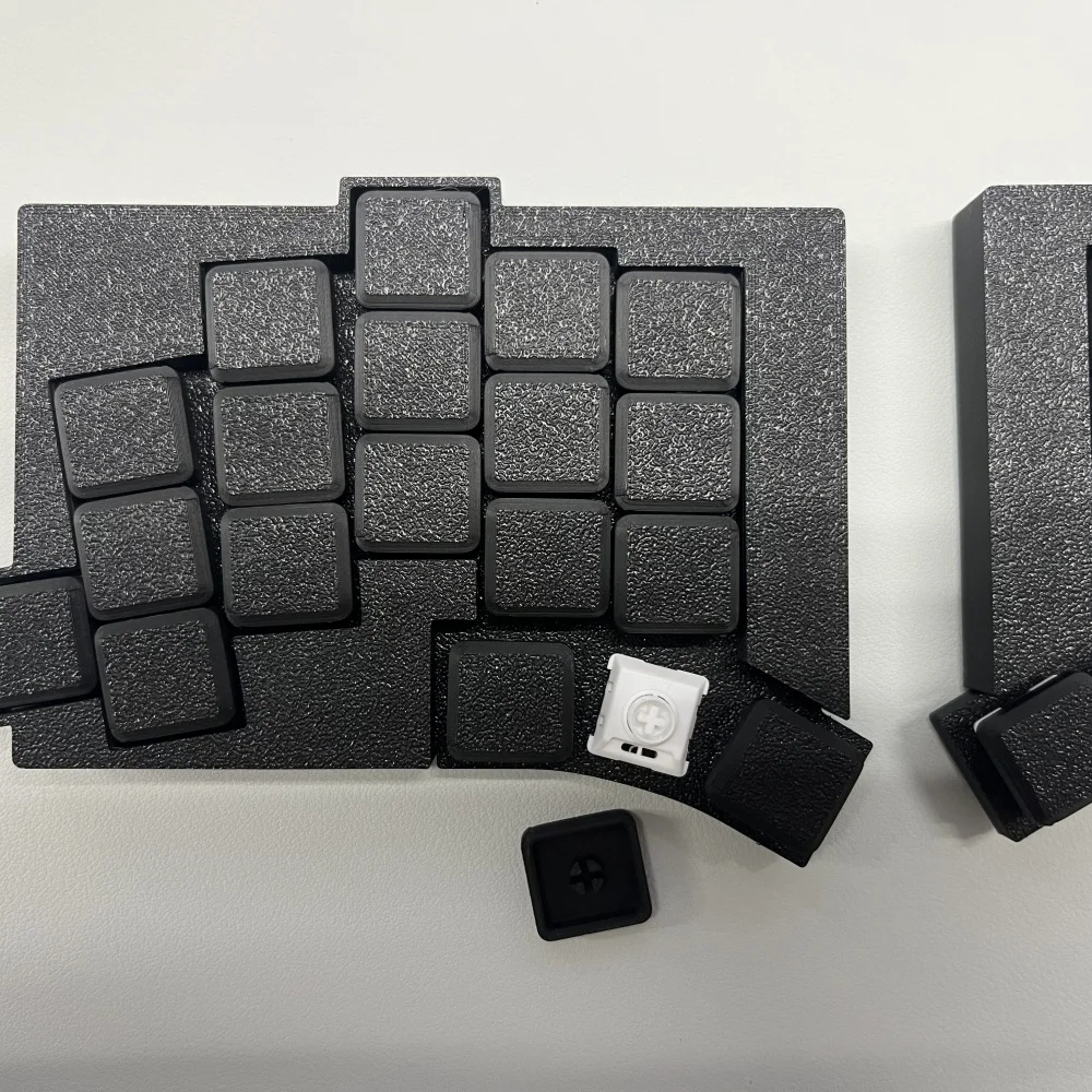 Choc V2 Totem Wireless Low Profile Split Keyboard Hot Swap Kit ZMK