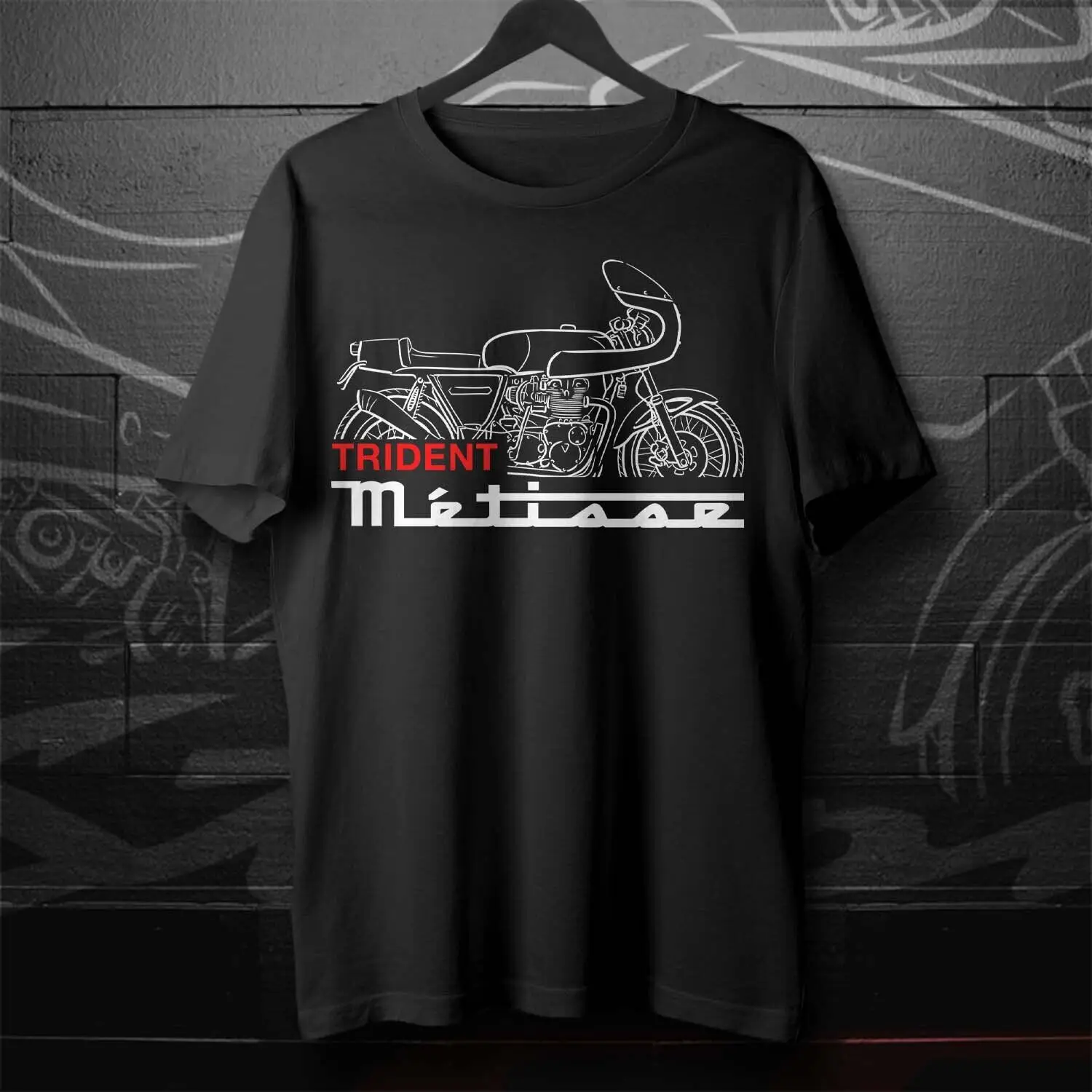 Rickman Metisse T-Shirt, Motorcycle Tee for Trident Scrambler Riders