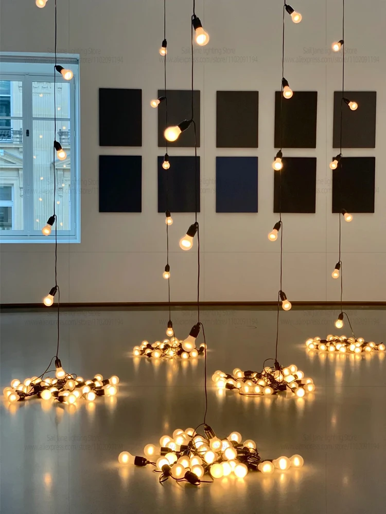 

LED Modern Home Decoration Pendant light Designer Creative Living Room Bedroom Chandelier Camping Atmosphere Pendent Lamp