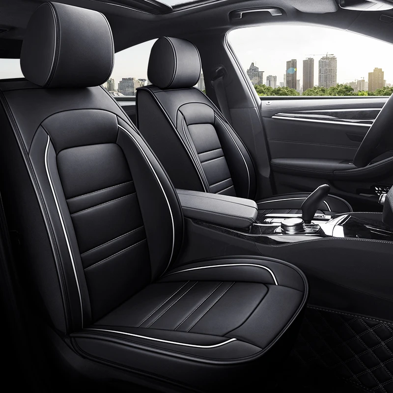 التغطية الكاملة بو الجلود مقعد السيارة يغطي لمازدا 3 CX-5 2 5 6 CX-3 CX-4 CX-7 CX-9 RX-8 CX-30 CX-50 اكسسوارات السيارات