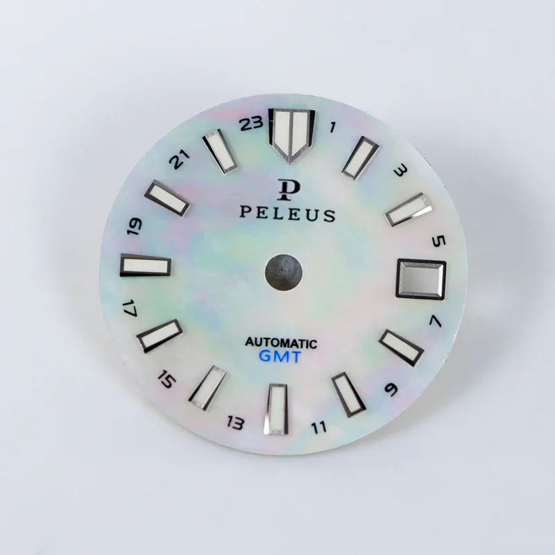 تعديل قرص سلسلة أمة الله بتوقيت جرينتش مناسبة لقطر حركة NH35NH36 28.5 ملم يمكن تخصيص الشعار