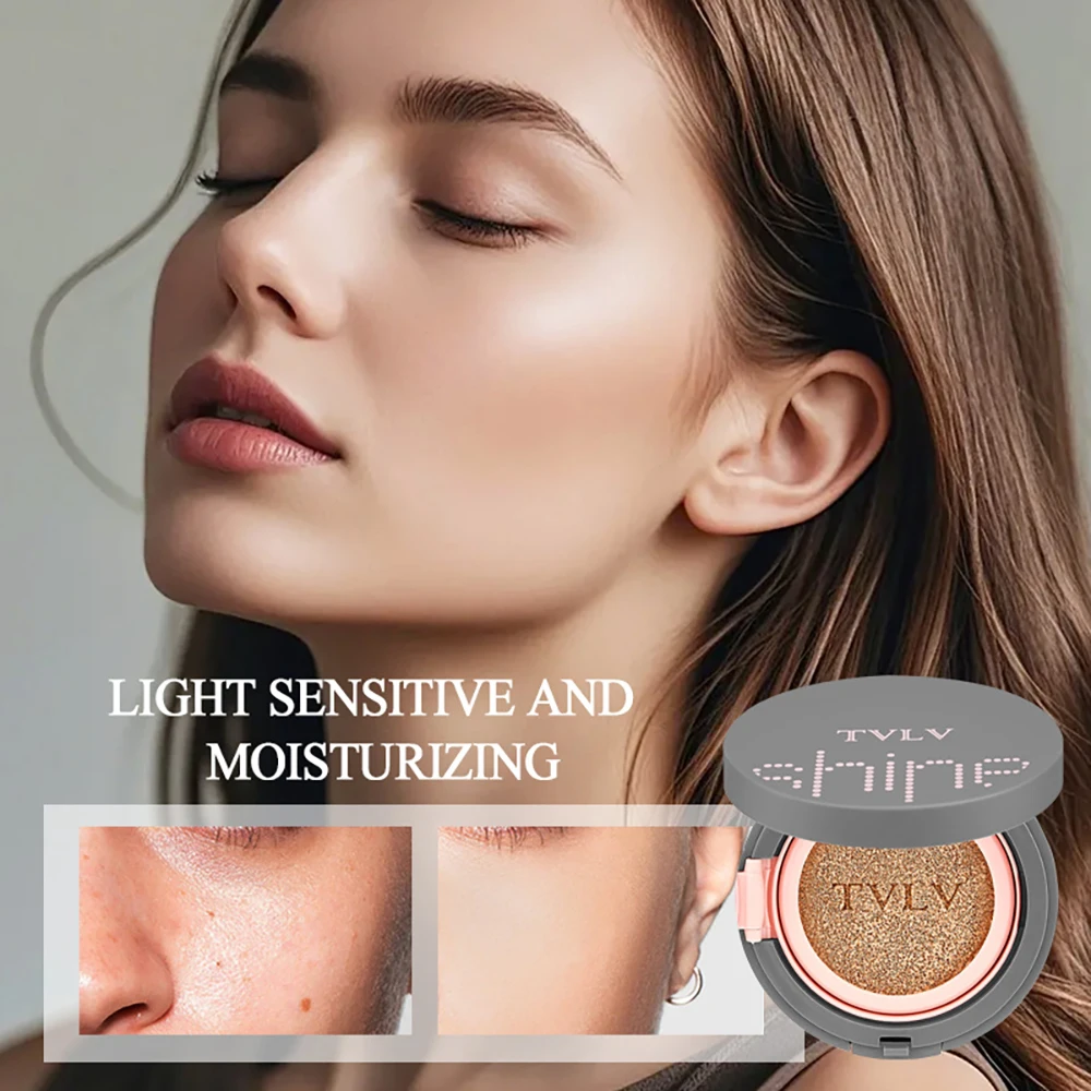 5-Farben-Flüssiggrundierung, Make-up-Basis, nacktes Gesicht, matt, Concealer, langlebig, flüssige Grundierung, Luftpolster, BB-Creme, Kosmetik