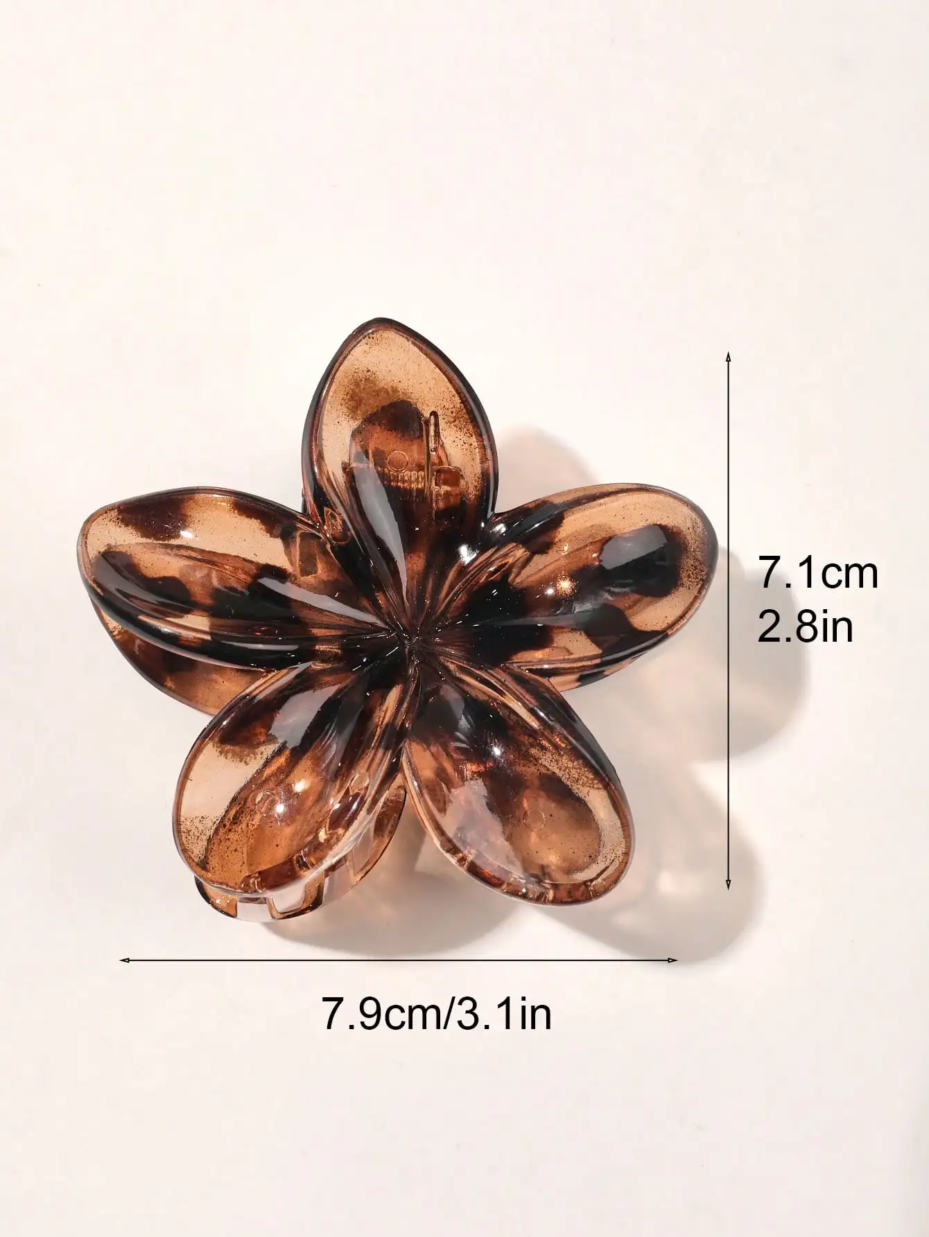 1/3Pcs Bohemian Leopard Flower Hair Claw Clips for Women Girls Autumn Winter Fashion Ponytail Hairpins Barrette Hair Accessories image 5