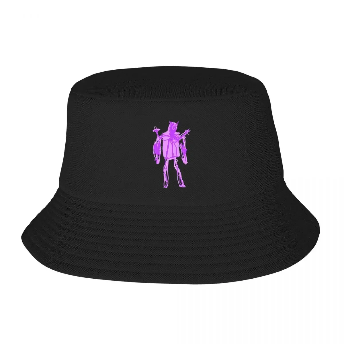 Purple destroyer robot Bucket Hat Trucker Cap Rugby funny hat Sports Cap Men Hats Women's