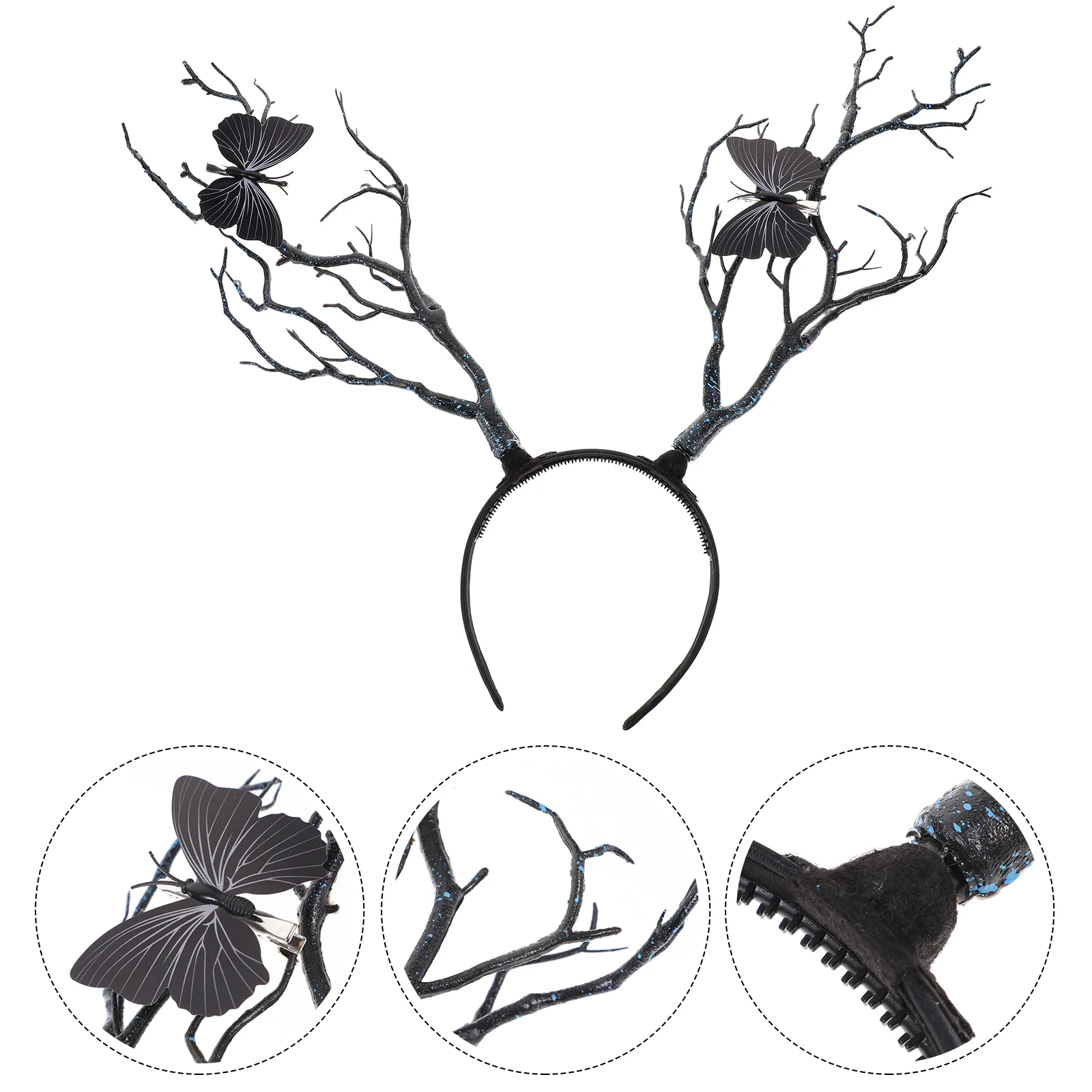 

Animal Halloween Antler Headband Child Accessories Silica Gel Fairy Headpiece Hair Hoop