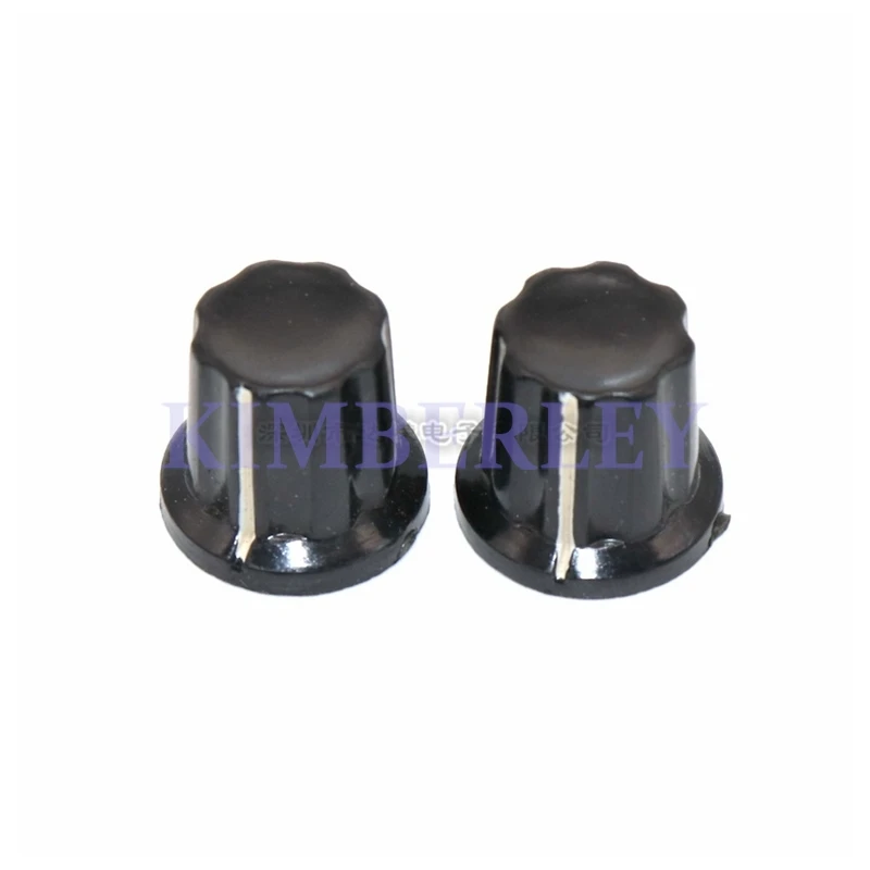 5PCS Potentiometer Knob Cap Formica Knob Machine Panel Operating Knob Cap 4MM Copper Core Potentiometer Knob