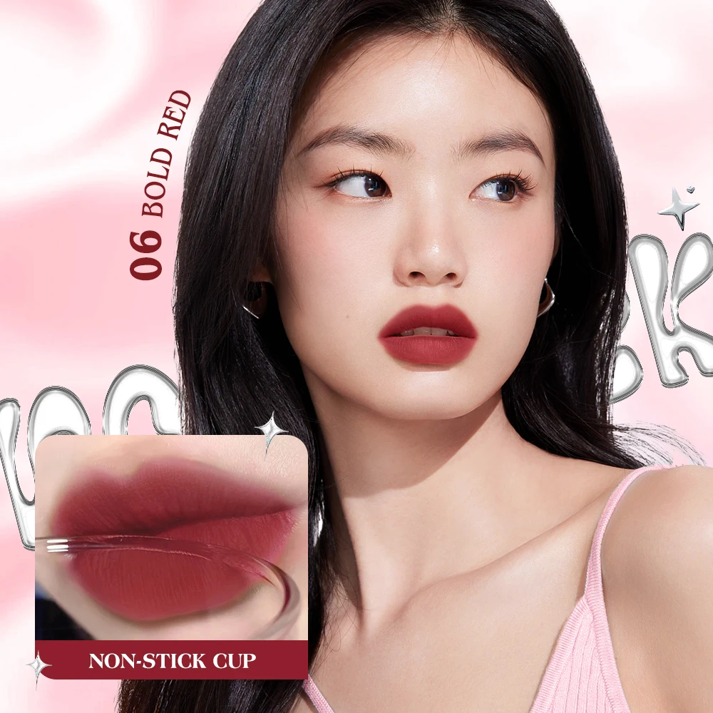 BANXEER Liquid Lipstick Matte Super Waterproof Long Lasting Highly Pigmented No Fade Non-stick Cup Lip Glaze Makeup for Women