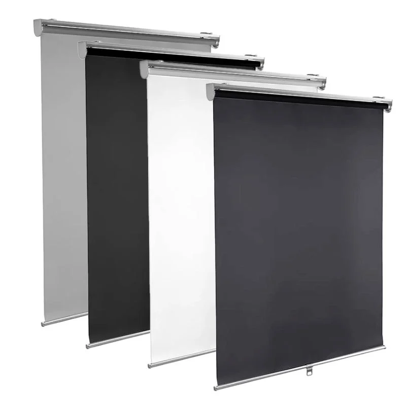 hot selling uv protection cordless full light-blocking window shades single layer manual spring control roller blind for home