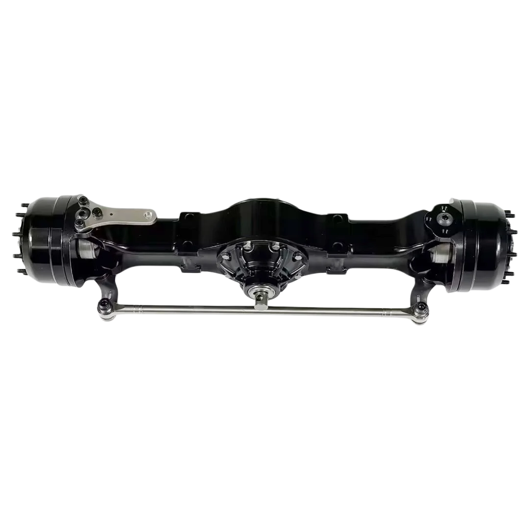 RC Truck Metal Front Axle Rear Axle Rear Through Axle for 1/14 Tamiya RC Truck SCANIA 770S VOLVO BENZ MAN TGX Car DIY Toys Parts