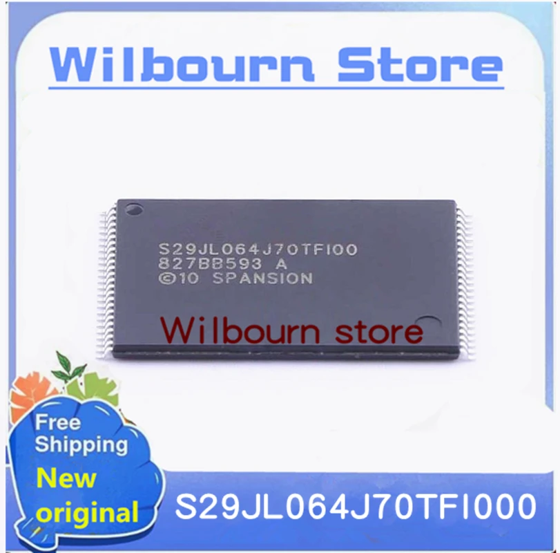 

5PCS~20PCS/LOT S29JL064J70TFI00 S29JL064J70TF1000 S29JL064J70TFI000 TSOP48 100% New Spot stock