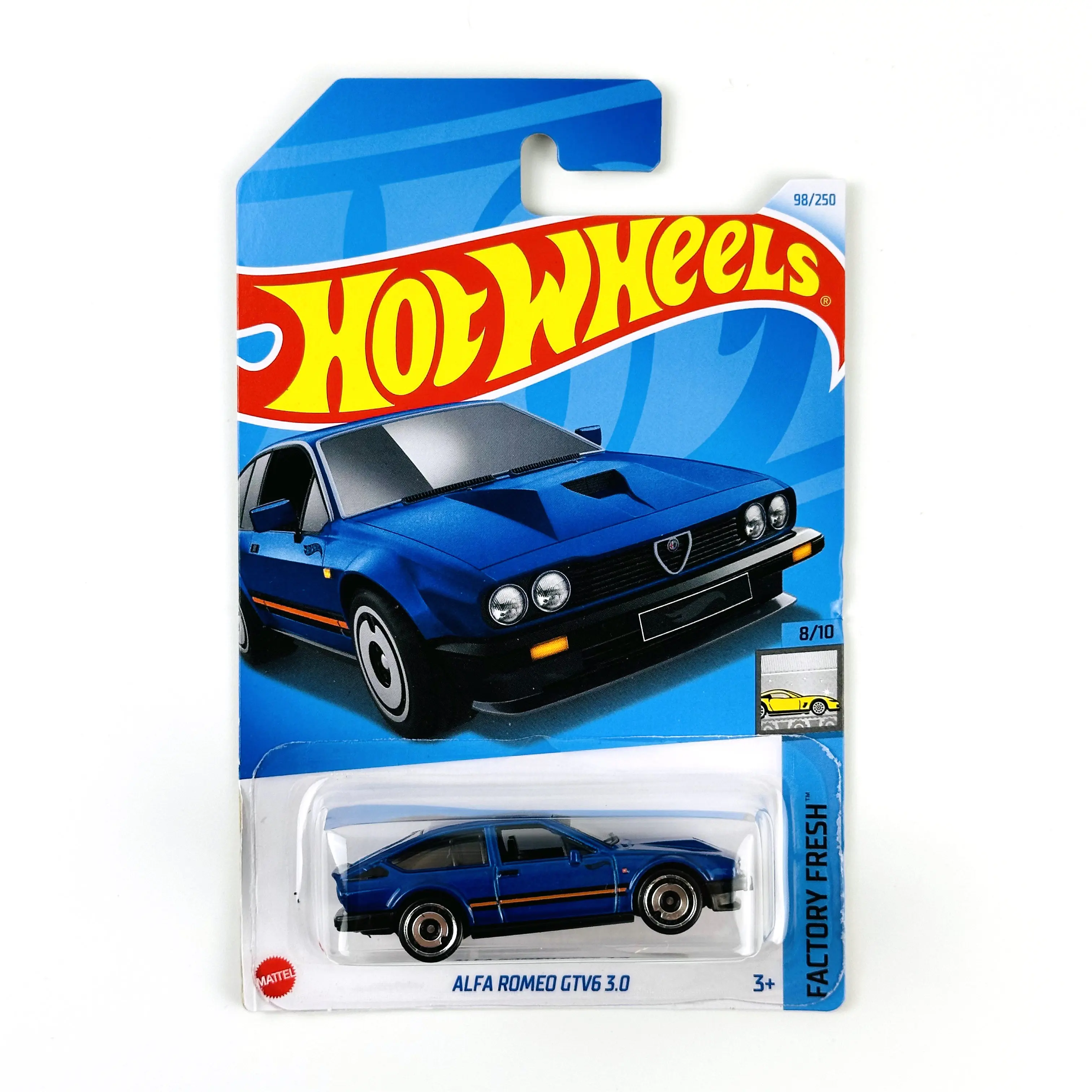 

2024-98 Hot Wheels Cars ALFA ROMEO GTV6 3.0 1/64 Коллекция металлических литых моделей игрушечных транспортных средств