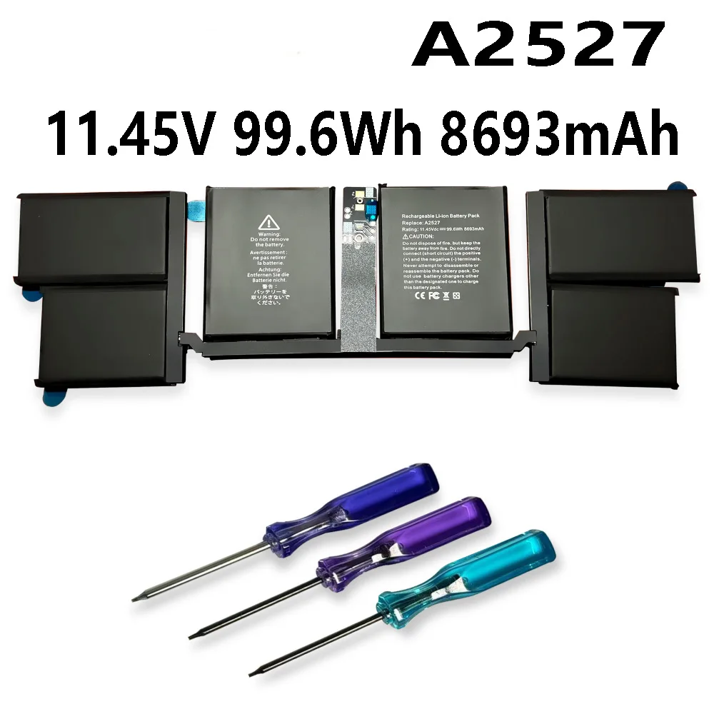 

A2527 11.45V 99.6Wh 8693mAh Laptop Battery for Apple MacBook Pro 16 (Late 2021) A2485 EMC 3651