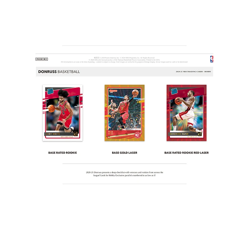 Panini 2020-21 Donruss Average 1 Autographed Card + 1 Physical Card Per Box Christmas Birthday Gift Game Toys Collection Card