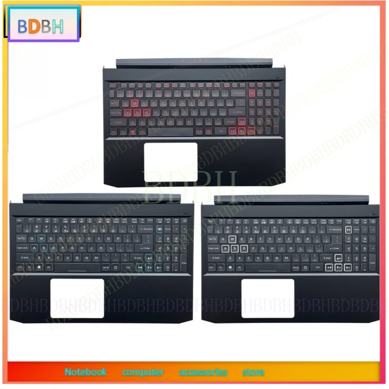 New For Acer Nitro 5 AN515-55 AN515-56 AN515-57-45 Palmrest W/ Backlit Keyboard
