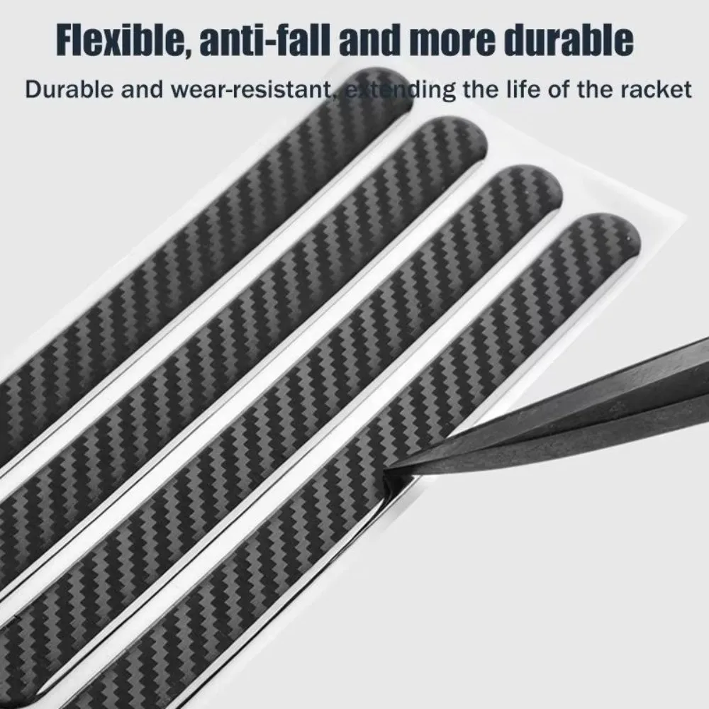 4pcs Wear-Resistant Pickleball Paddle Weight Tape Shock Absorption Increase Strength Paddle Balance Sticker Enhance Rotation