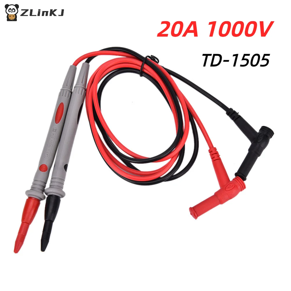 ▶ 1 Set 1000V 20A 10A Digital-Multimeter Testkabel Prüfspitzen Drahtstifte Universell