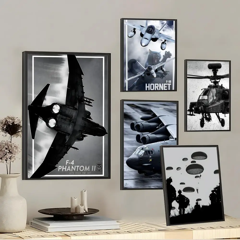 American fighter jets Poster Decorative Wall Art Stickers Mural Photo Print for Home Living Room Hallway Decor