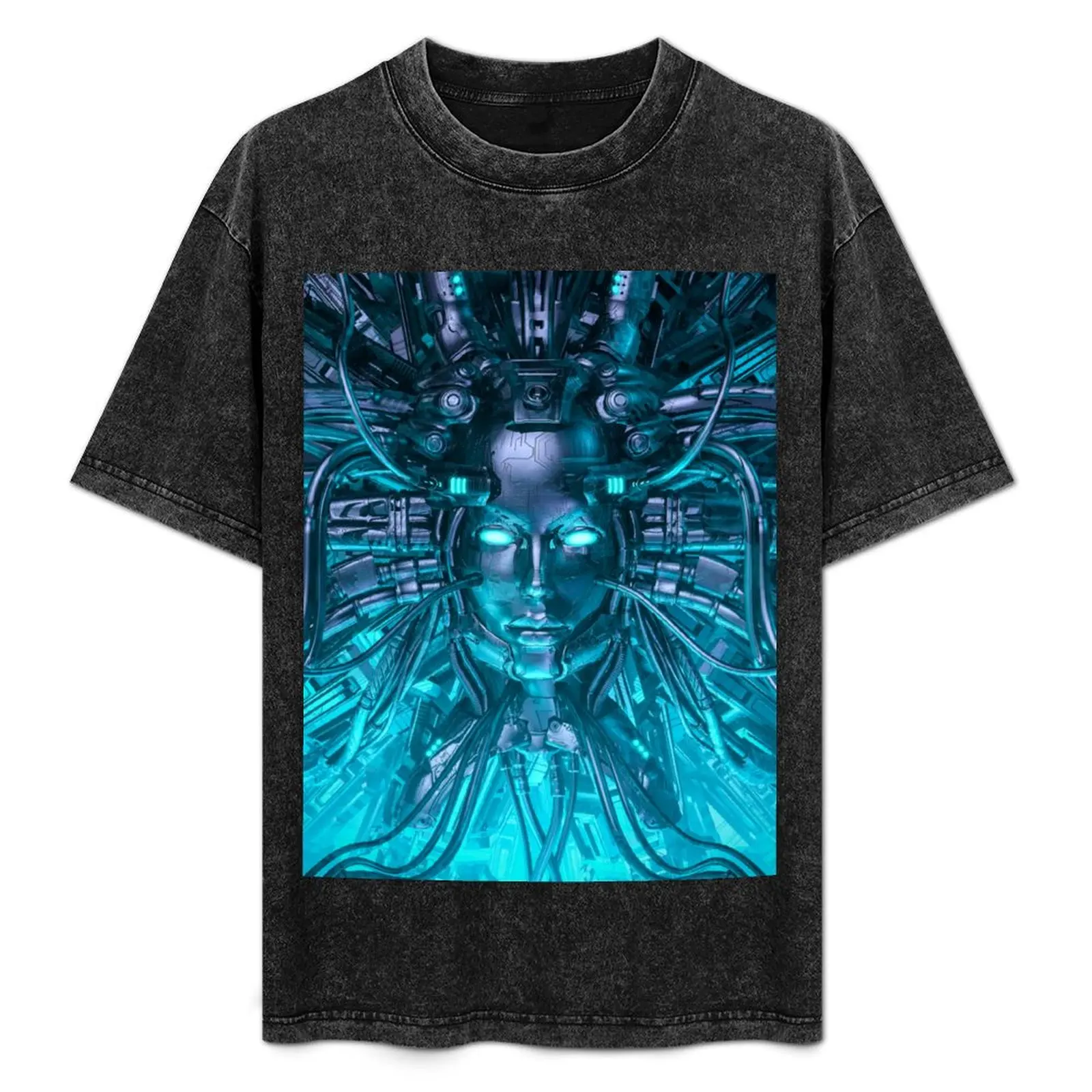 Mind of the Machine T-Shirt All Match Basic Short Sleeve Top