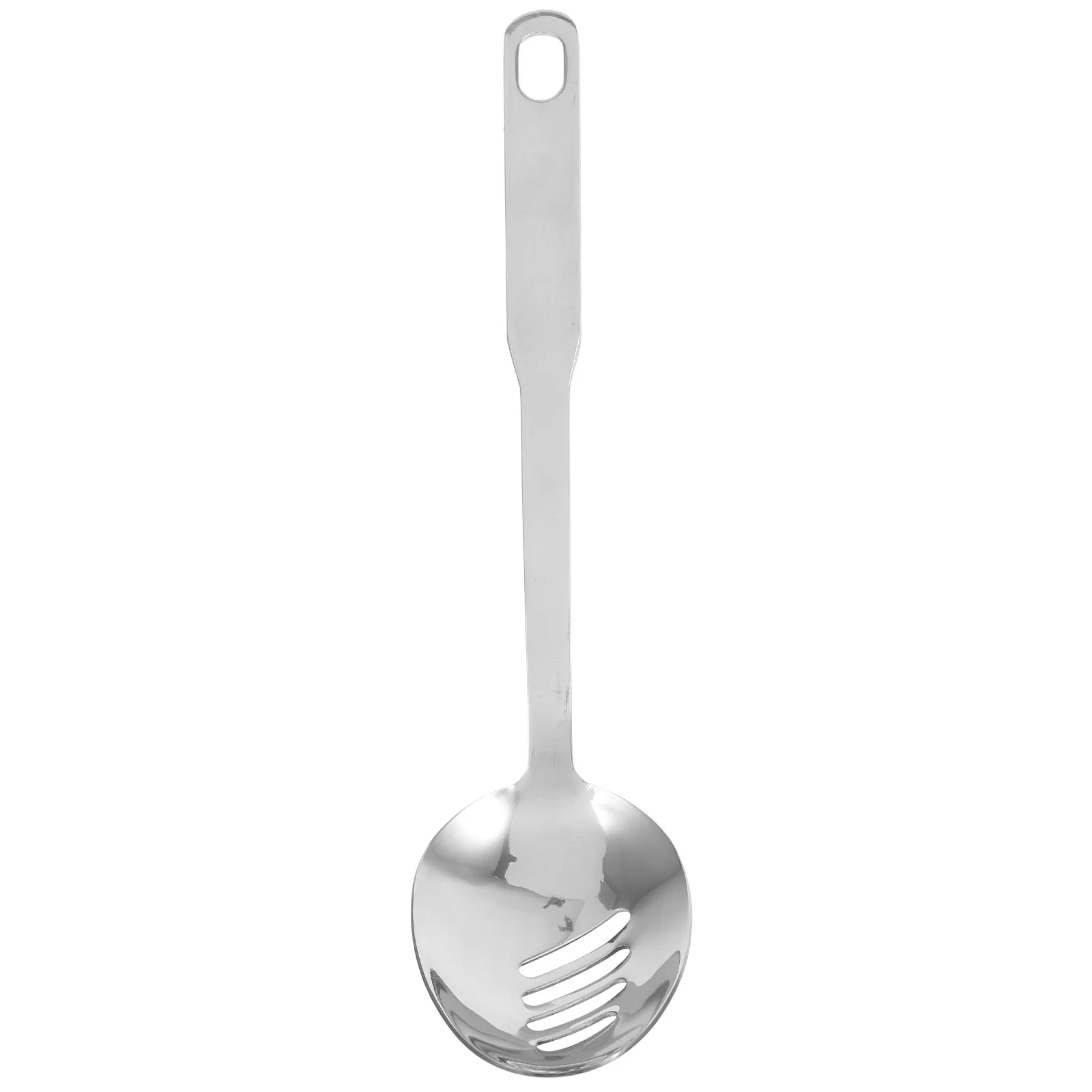 

Stainless Steel Slotted Spoon Ergonomic Design for Daily Use in Kitchen Home Accessory Suitable for Fruits Cakes