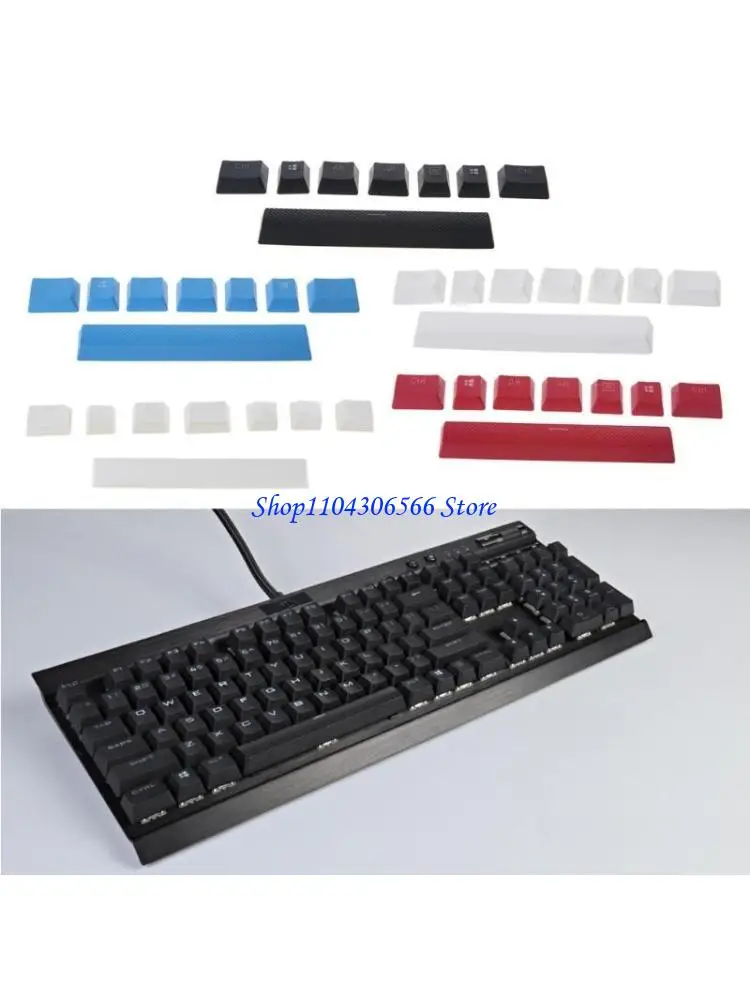 02DD Five Sides Dye Sublimation Space Bar PBT Keycap 6.5u PBT for Key Cap for Corsai