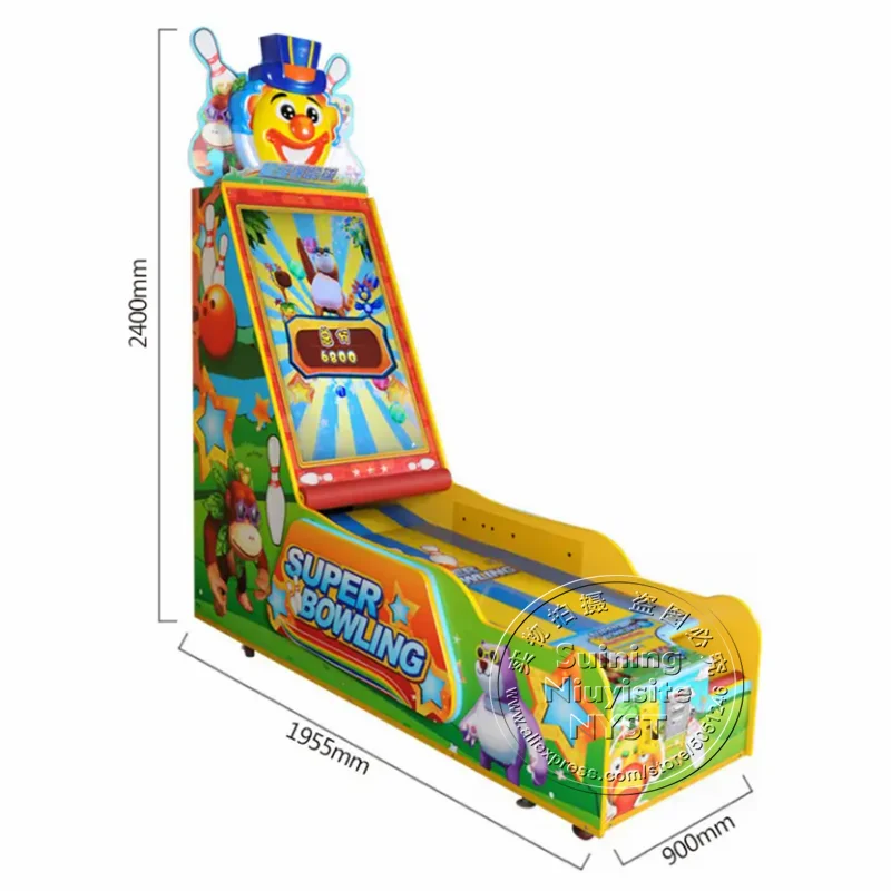 USA Popular Video Bowling Equipment Indoor Sport One Player Coin Operated Ticket Redemption Game Center Amusement Arcade Machine