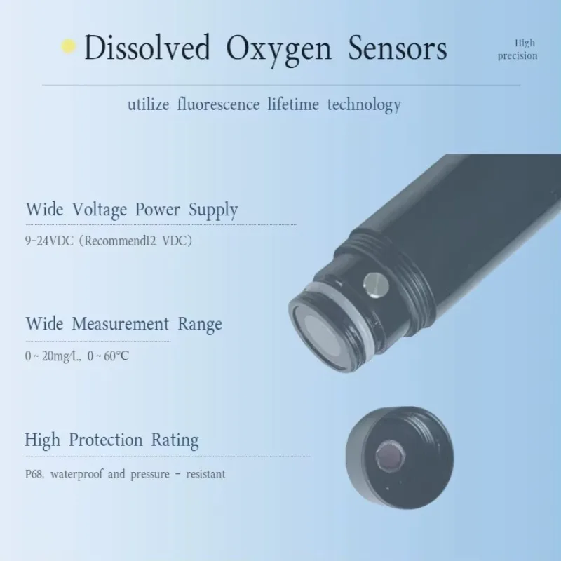 Portable Dissolved Oxygen Sensor Aquaculture Oxygen Test DO Sensor Luminsense