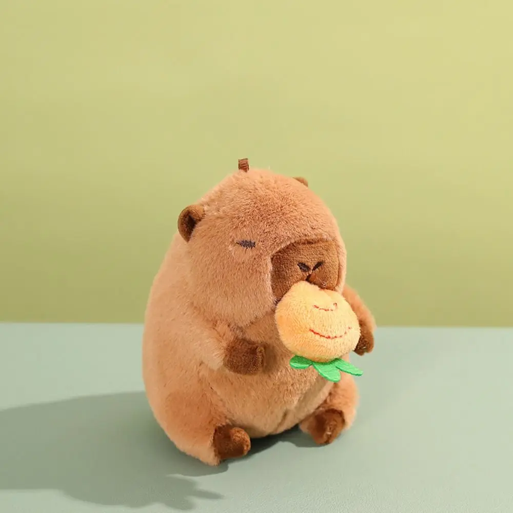 Wagging Tail Capybara Tail Wagging Keychain Animal Toy Capybara Wag Its Tail Toy Plush Doll Fashion Stuffed Animal