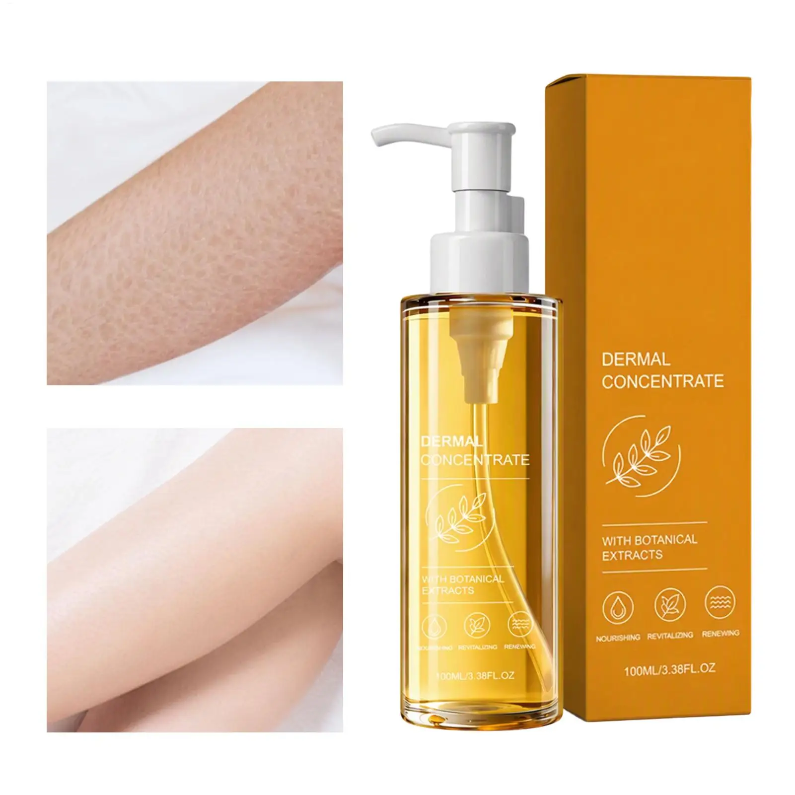 100ml After Shower Firming Body Oil With Collagen Plant Extracts, Non-Greasy Lifting Moisturizer For Smooth Skins Daily Home