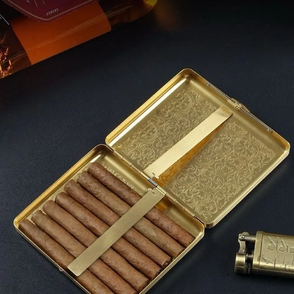 

1CM Small Cigar Cigarette Case, Portable Protective Box, Moisture-Proof And Pressure-Resistant.