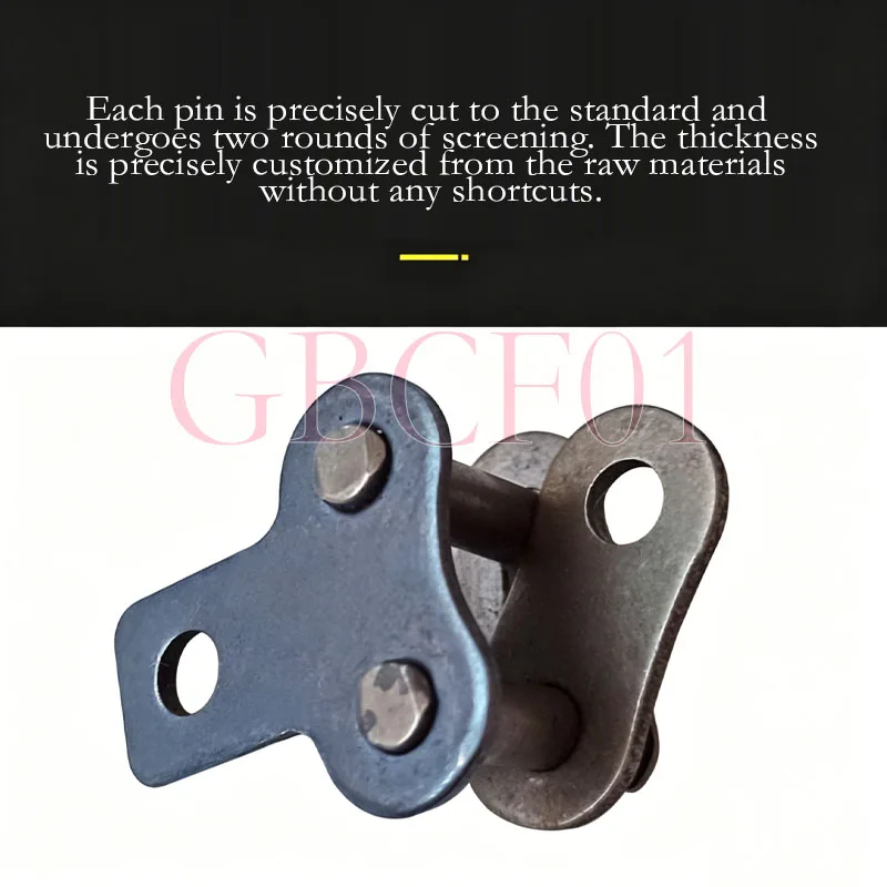 Industrial Chain Connecting Link 08B Single Side Single Hole Straight Plate Chain Joint 4 Split Connector