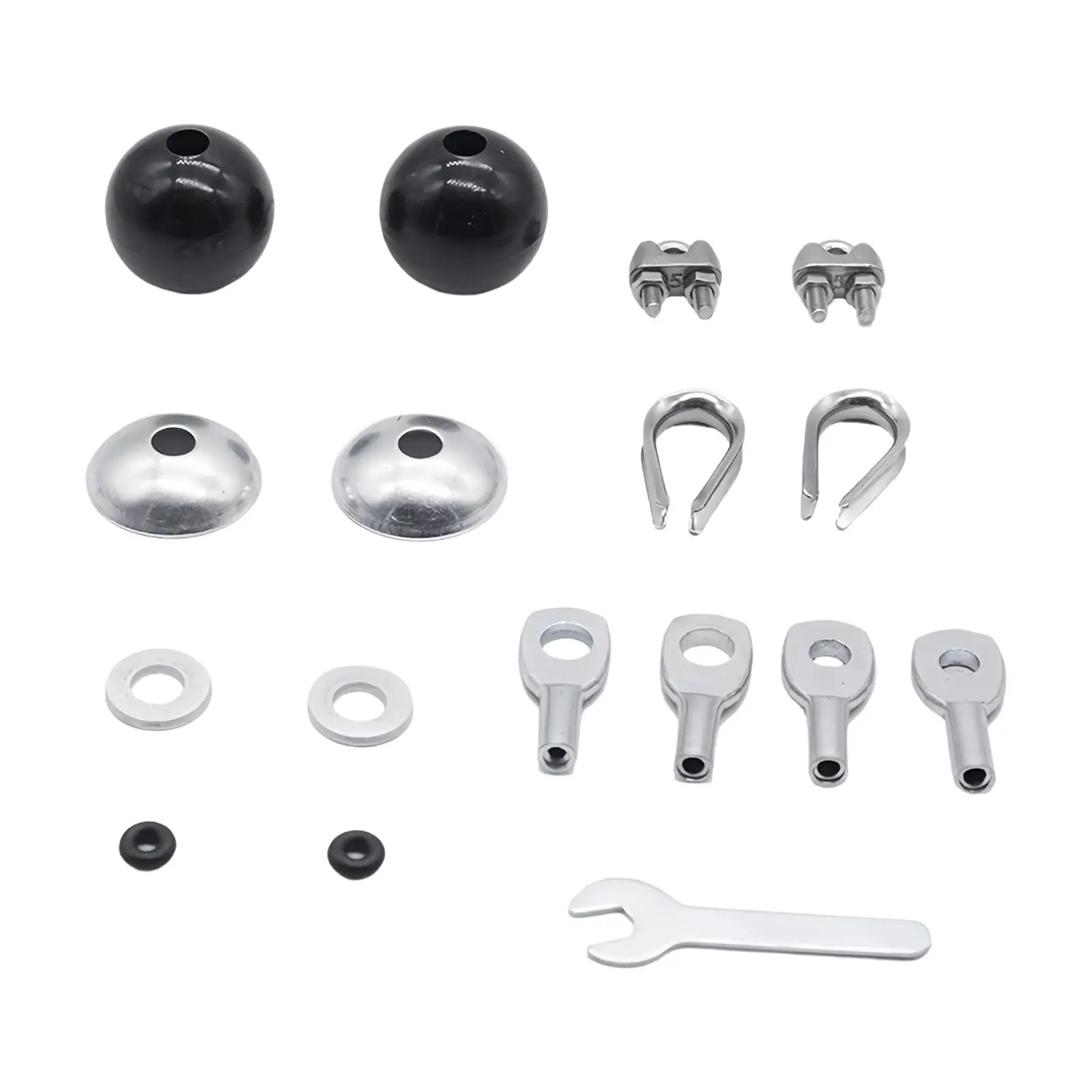 Cable Ball Stopper Washer Pulley Attachment Kit for Gym Cable Machine Strength Training Accessories