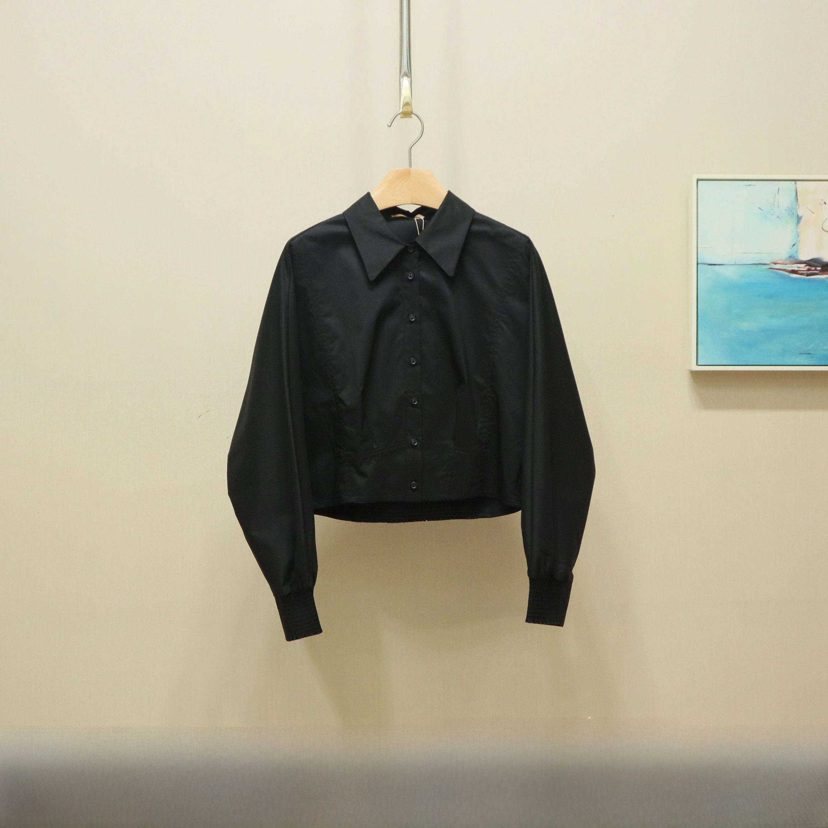 

Slimming Effect Loose Simple Style Women's Shirt Spring New Arrival Comfortable Cotton Blend Long Sleeve Anti-Uv Business Cas...