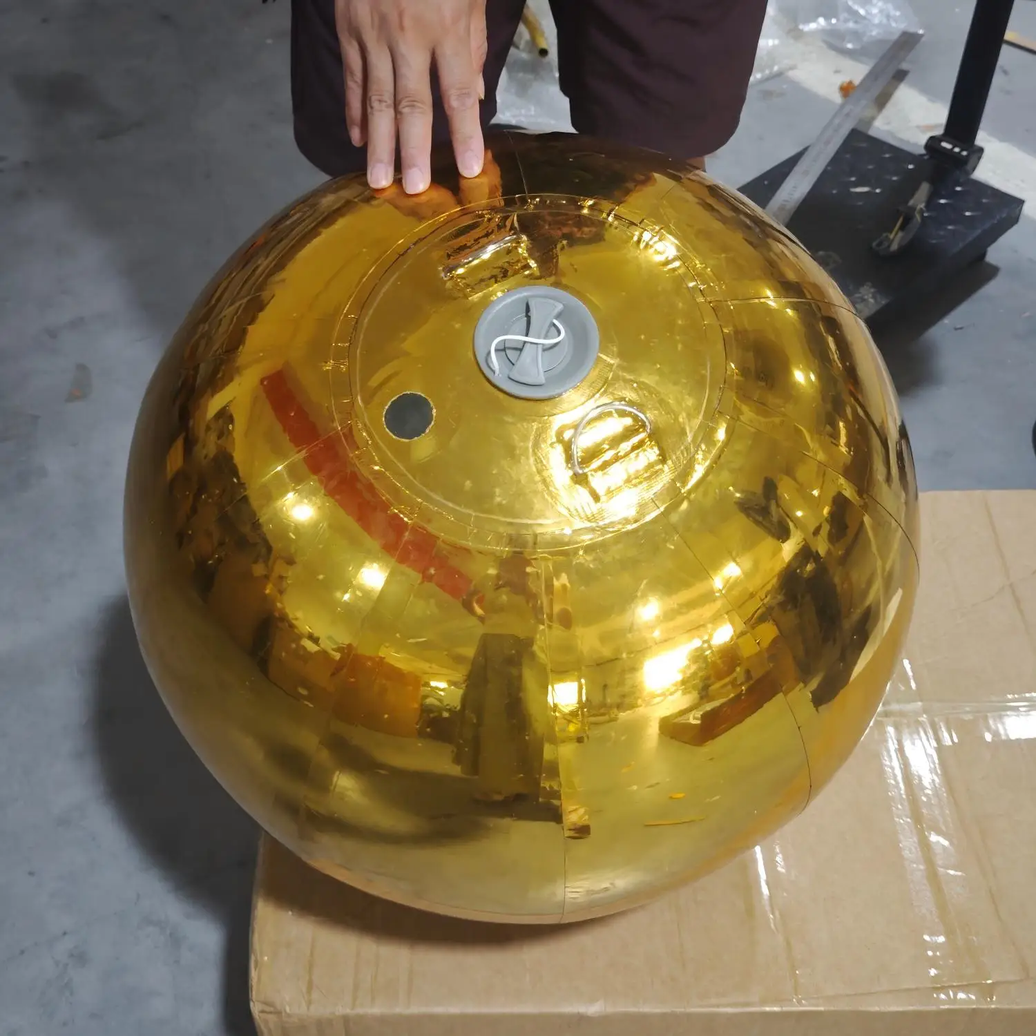 

Гигантский надувной зеркальный шар, герметичный блестящий диско-шар для свадьбы, вечеринки, украшения сцены, подвесной сверкающий фон из воздушного шара