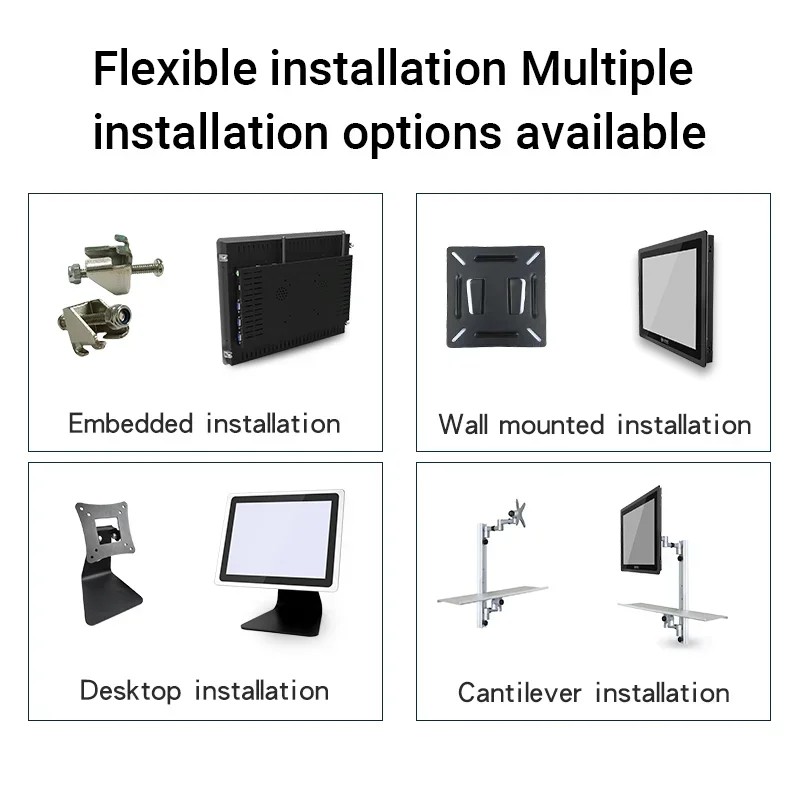 15.6 Inch Ip65 XP frame  LCD Capacitive Touch screen All-in-one Android rs485 rs232 all-in-one Industrial panel PC Industrial