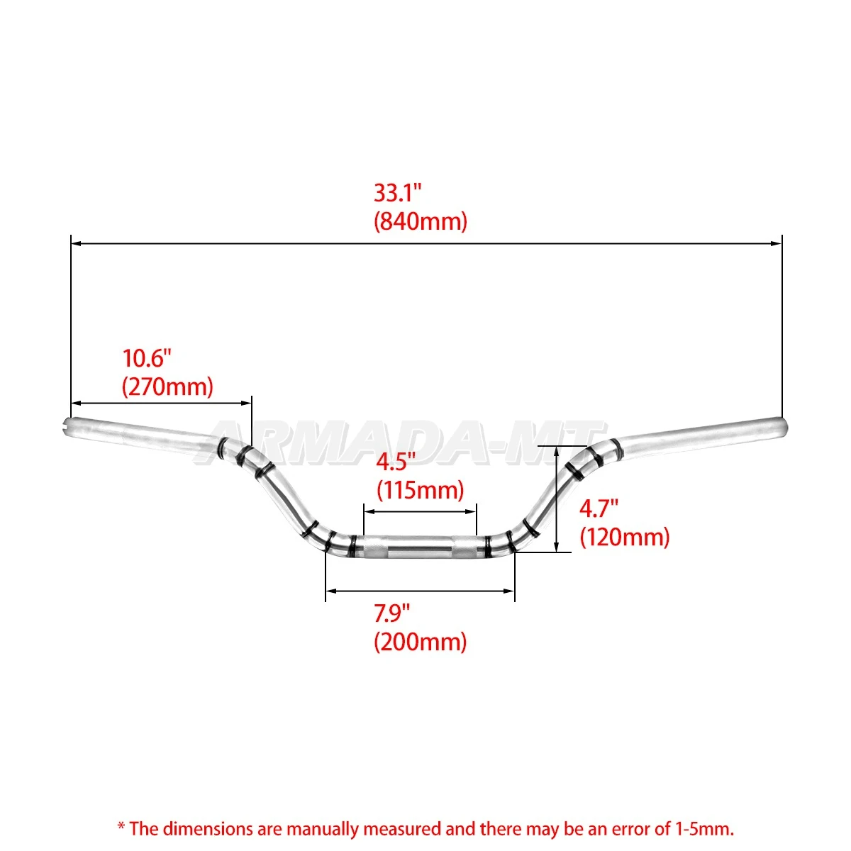 1'' 25mm Hand Welded Stainless Steel Handlebar Drag Bar For Harley Motorcycles with Electronic Throttle With Cable XL883 XR1200
