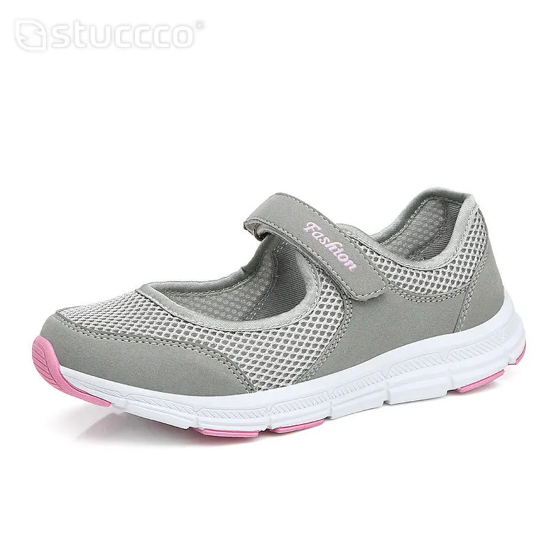 Women Work Shoes Comfortable for Work Womans Flats Shoes Mesh Outdoor Walk Sneakers Platform Loafers Women Nursing Shoes Female