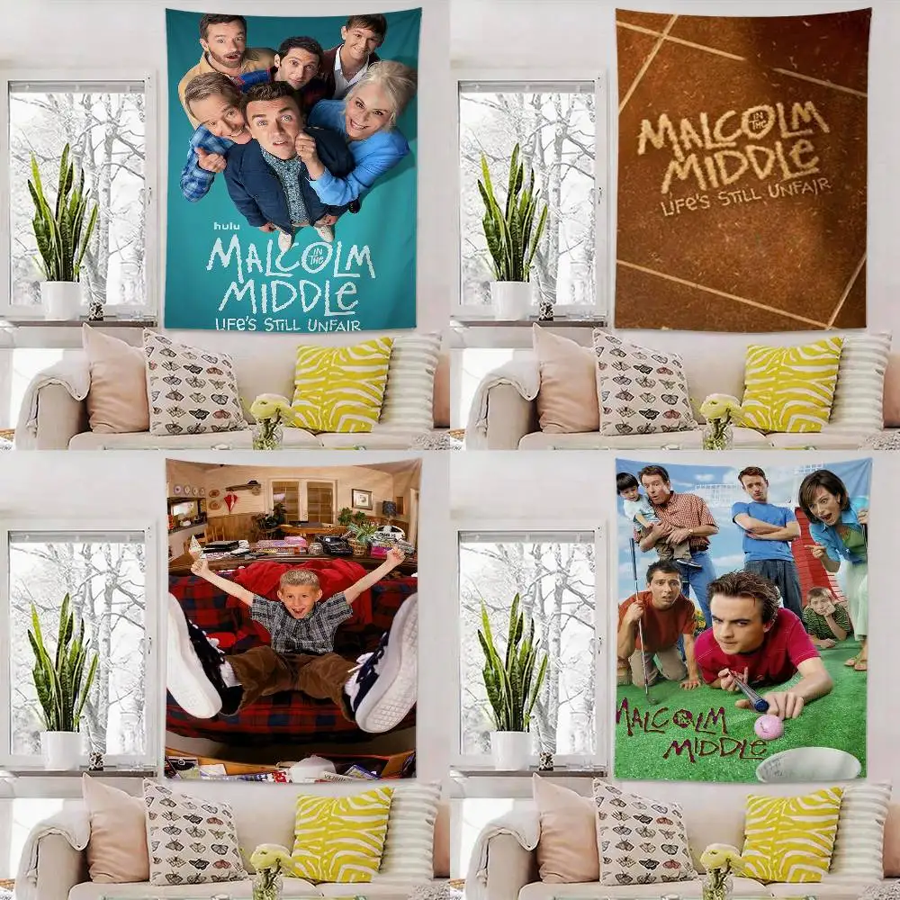 

TV M-Malcolm in the Middle Flags Wall Hanging Background Art Banner for Bedroom Home Outdoor Decor