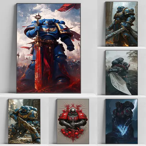Hot Game 40K Poster Decoration Wall Decorations Nordic Home Decor Room Aesthetic Art Mural Decorative Picture Interior Posters