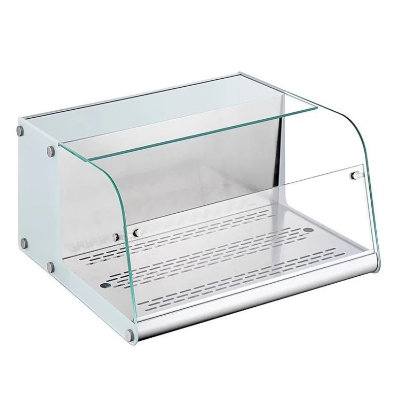 Desktop display cabinet, refrigerated glass beverage, dessert beverage deli cabinet, stainless steel