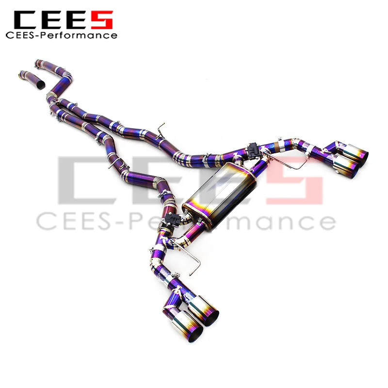

CEES Catback с OPF для BMW X3/X4 M40i 3.0T 2018-2025, высокопроизводительный глушитель Valvetronic, выхлопная труба с пультом дистанционного управления