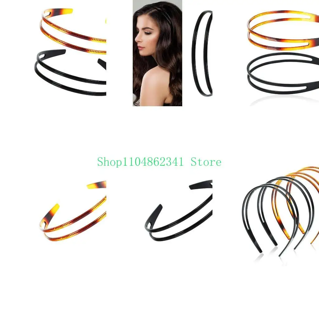 5ASD Elegante fascia elegante Stili unici per capelli uniche per capelli multipli.