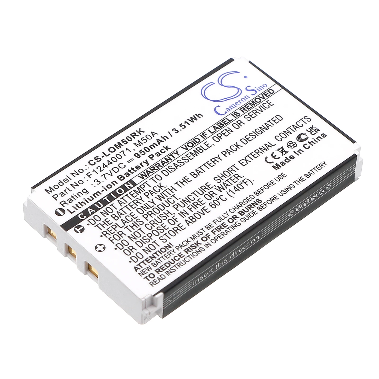 Logitech DiNovo Edge Keyboard Battery